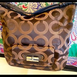 Coach Kristin Sateen Pocket Hobo